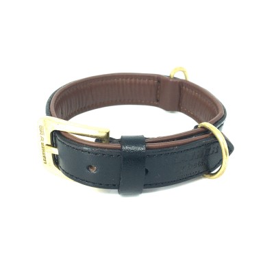 CITYWALK hundehalsbånd, sort/cognac