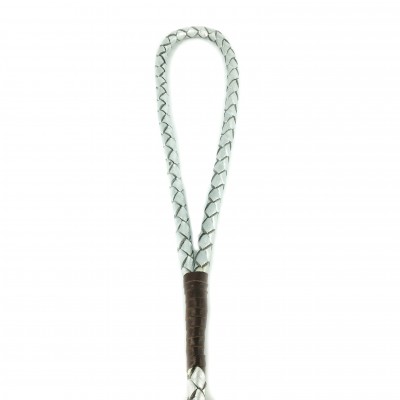 MINIFLET hundeline, sølv læder, dansk design