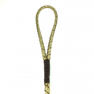 MINIFLET hundeline, guld læder, dansk design