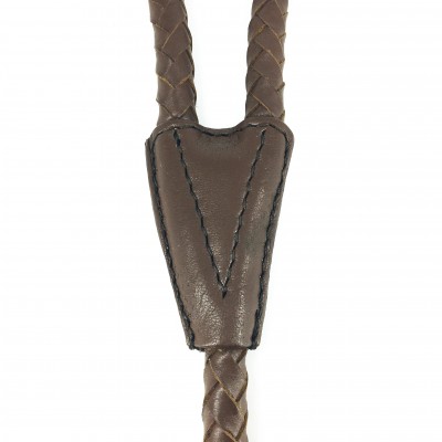 MAXIFLET hundeline, cognac læder, dansk design