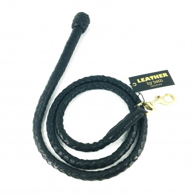 SUPRÉME træktov i sort læder, dansk design