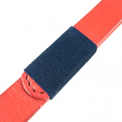 SMILE AT ME hundeline, rød læder, dansk design