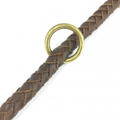 Dressur-Leine in cognac, dänisches Design