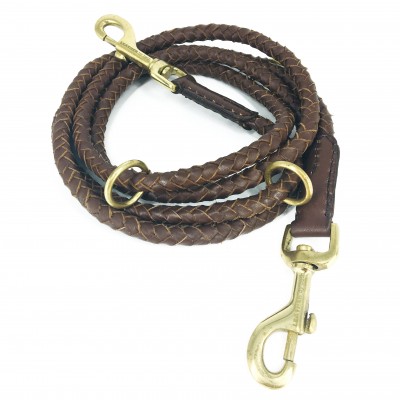 Training-leash in cognac, danish design