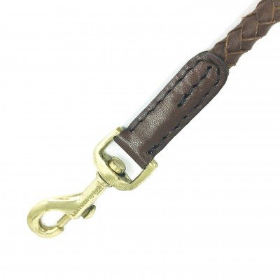 Dressur-Leine in cognac, dänisches Design