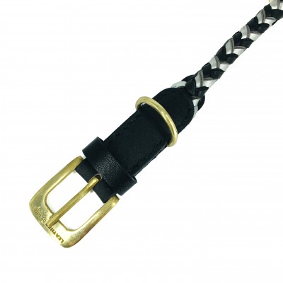 Maxiflet dog collar black/silver, danish design