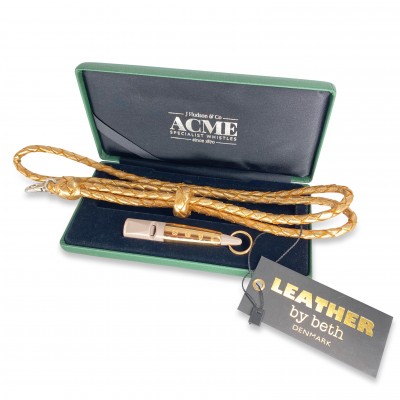 ACME Pfeife, vergoldet Gürtel