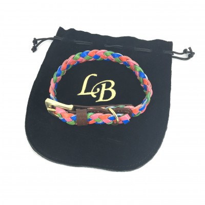 Miniflet bracelet, rainbow