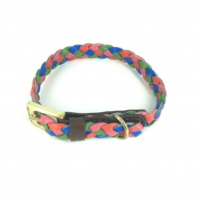 MINIFLET armbånd, regnbue læder, dansk design