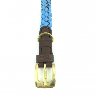 MINIFLET armbånd, lyseblå læder, dansk design