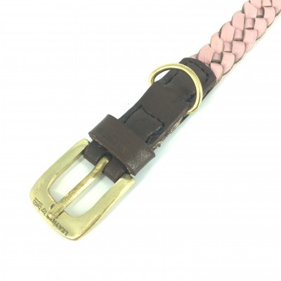 MINIFLET armbånd, lyserød læder, dansk design