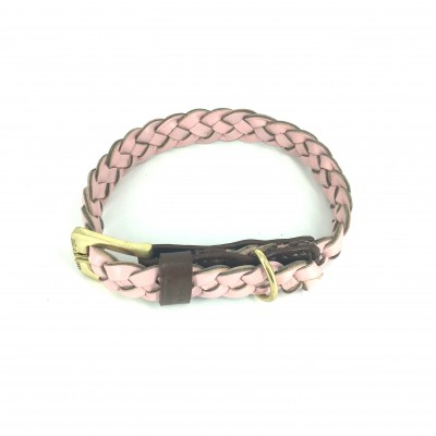 MINIFLET armbånd, lyserød læder, dansk design