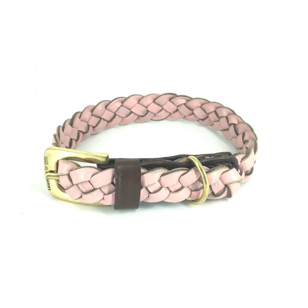 MINIFLET armbånd, lyserød læder, dansk design