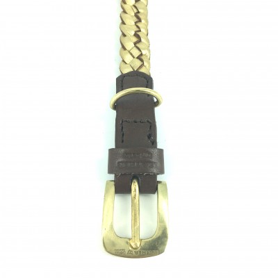 MINIFLET armbånd, guld læder, dansk design