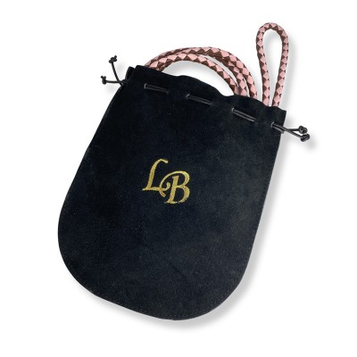 Retrieverline i cognac/lyserød læder, dansk design