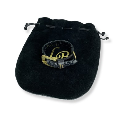 Miniflet Armband, Schwarz