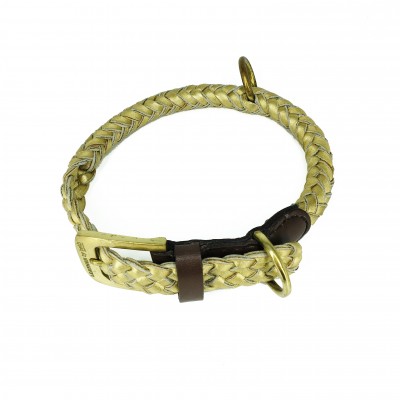 Maxiflet dog collar gold, danish design