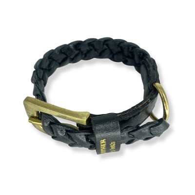 Miniflet dog collar black, danish design