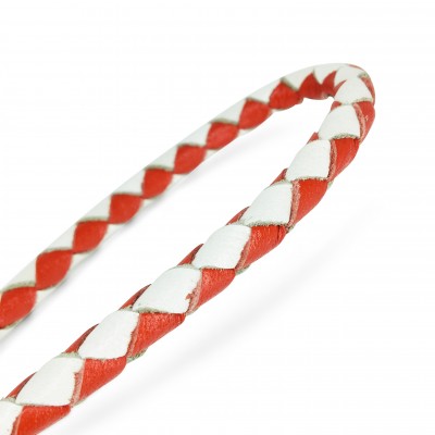 Schlüssel-Anhänger, Rot/Weiß