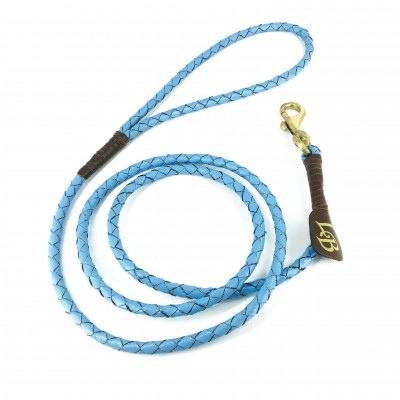 Miniflet, light blue dog leash