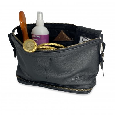 Trimmetaske i Crazy Horse læder / restordre!