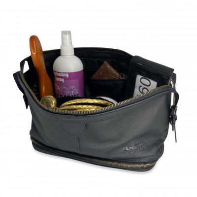 Trimmetaske i Crazy Horse læder / restordre!