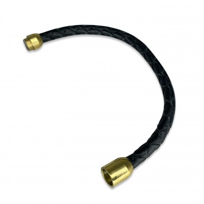 CASUAL armbånd, sort læder, dansk design