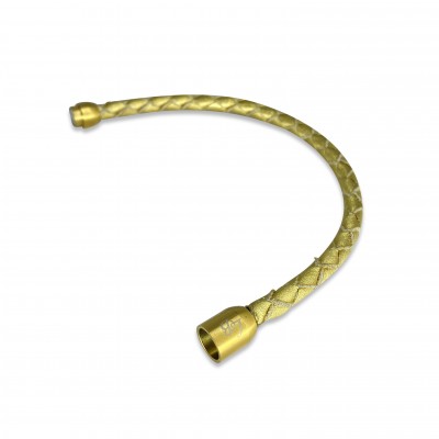 CASUAL armbånd, guld læder, dansk design