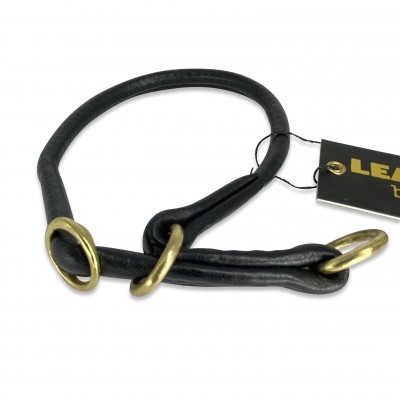 Zugstopp, rund genäht Schwarz, dänisches Design