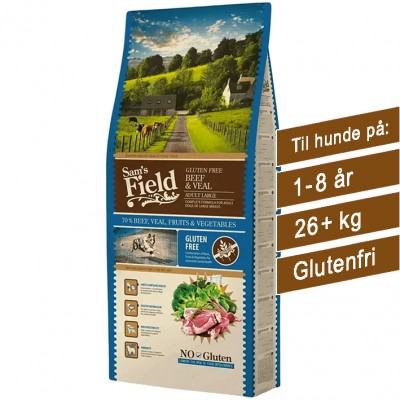 Sam's Field Adult Large Beef & Veal (13 kg)