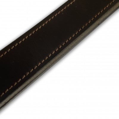 Leder Gürtel, Dunkelbraun