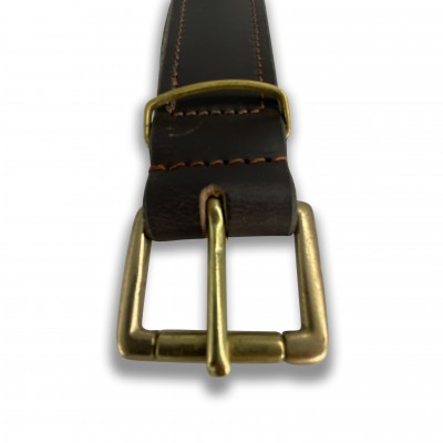 Leder Gürtel, Dunkelbraun