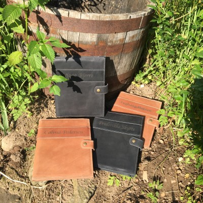 Hestepas cover i cognac læder, dansk design