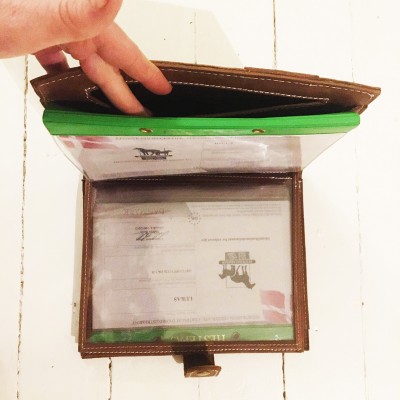 Hestepas cover i cognac læder, dansk design