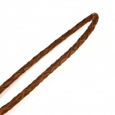 Doppelte MG Pfeifen-Leine, cognac