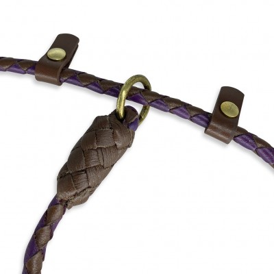 Retrieverline i cognac/lilla læder, dansk design