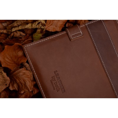 Hestepas cover i cognac læder, dansk design