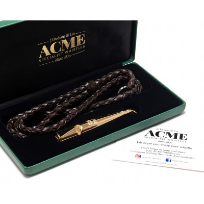 ACME Pfeife, vergoldetes Sterling Silber