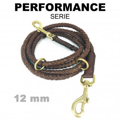 Training-leash in cognac, danish design