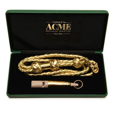 FLØJTESNOR i guld læder, dansk design