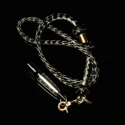 MG Lanyard, black/sølv