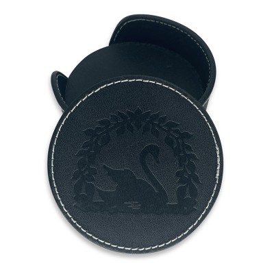 H.C. Andersen Bierdeckel, schwarz