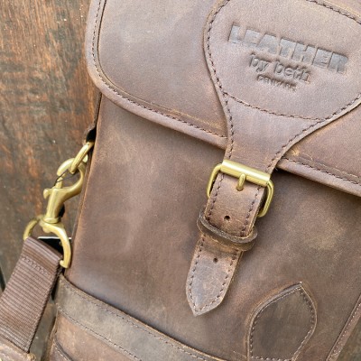 Flintenfutteral Schrotflinte aus Crazy Horse Leder