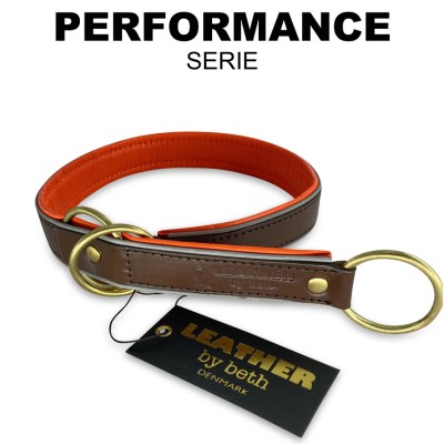 Zugstopp, Cognac/Reflex-Orange + Reflex, dänisches Design