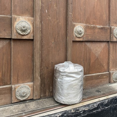 Zylinder Türstopper, Silber