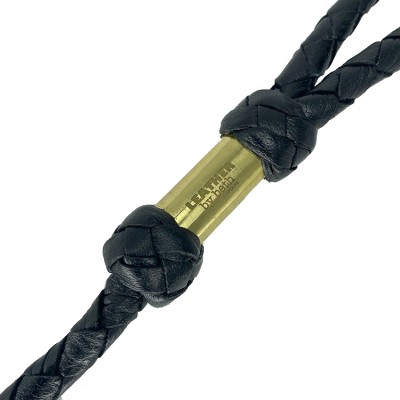 Retrieverline i sort læder, dansk design