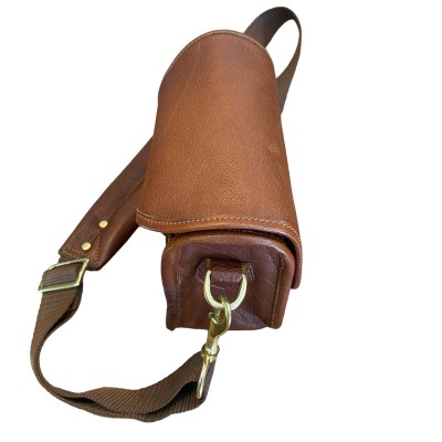 BLIXEN big bullet bag in Cashmere Grain leather