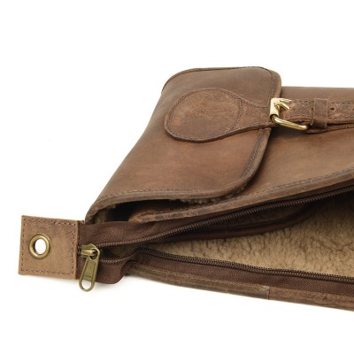 Flintenfutteral Schrotflinte aus Crazy Horse Leder