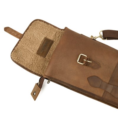 Flintenfutteral Schrotflinte aus Crazy Horse Leder