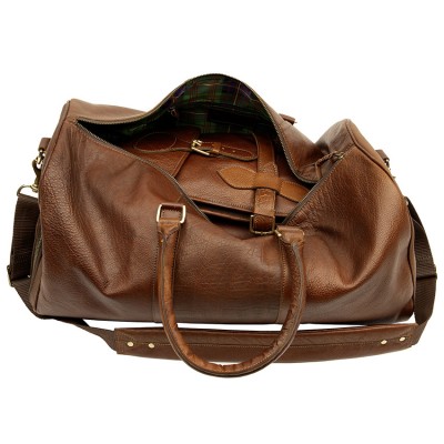 Blixen travelbag, Cashmere Grain læder